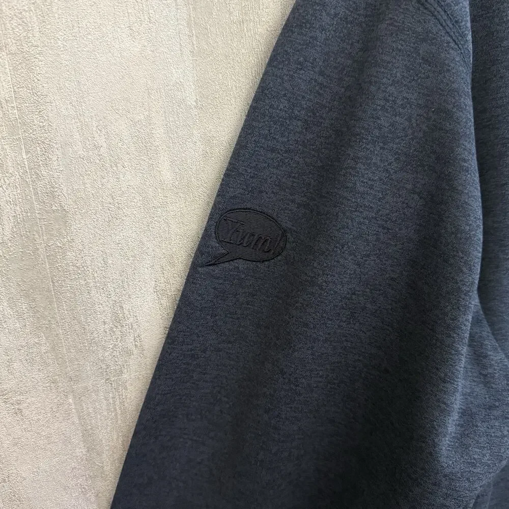 The North Face Fleece Pullover Men's Large Blue Canyonlands 1/2 Zip Outdoors Yum